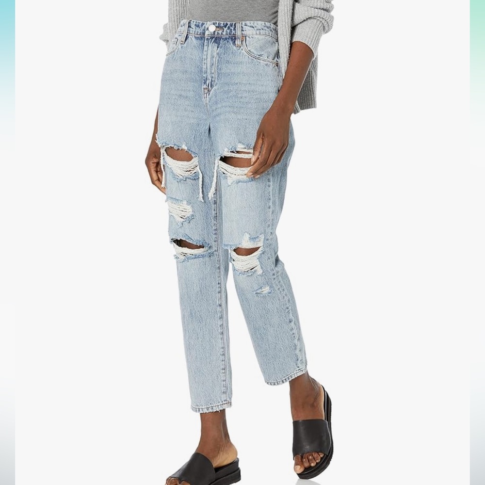 [BLANKNYC] Baxter Cassie Crop Womens Ripped Denim Pant NWT